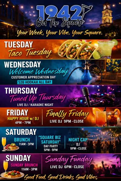 Weekly Line-Up