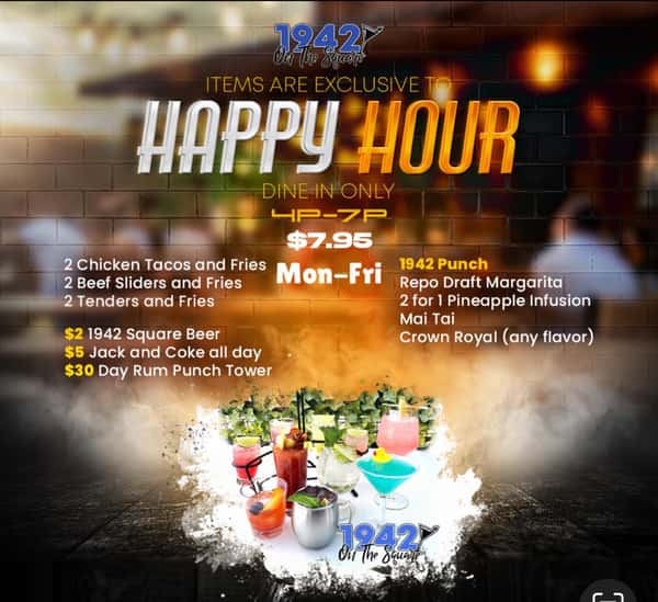 Happy Hour Menu
