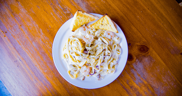 Fettuccini Shrimp Alfredo