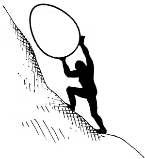 man with an egg