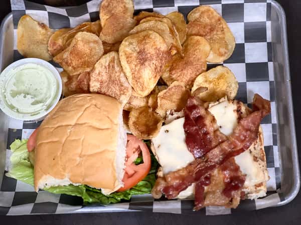 Chicken, Bacon, Swiss Sandwich