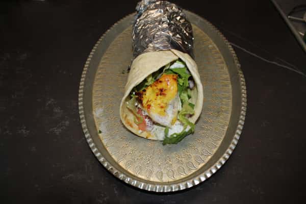 Chicken Breast Souvlaki Wrap