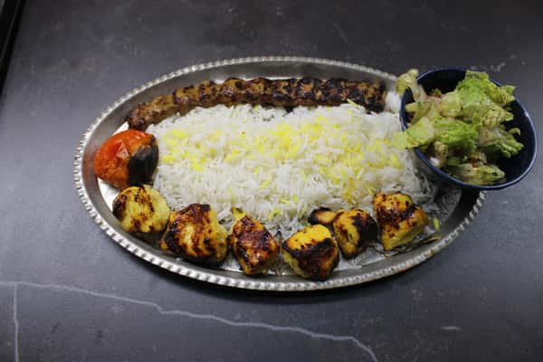 Chicken & Beef Kebab Combo
