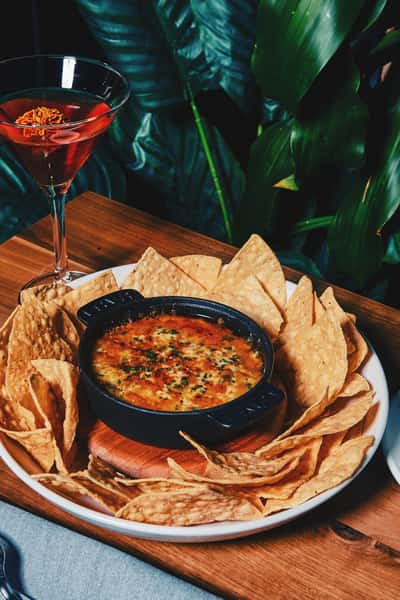 Four Cheese Dip & House Chips