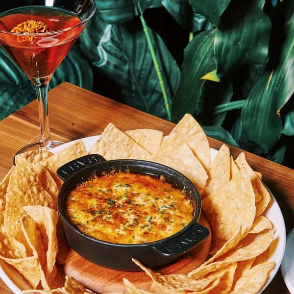 queso and nachos