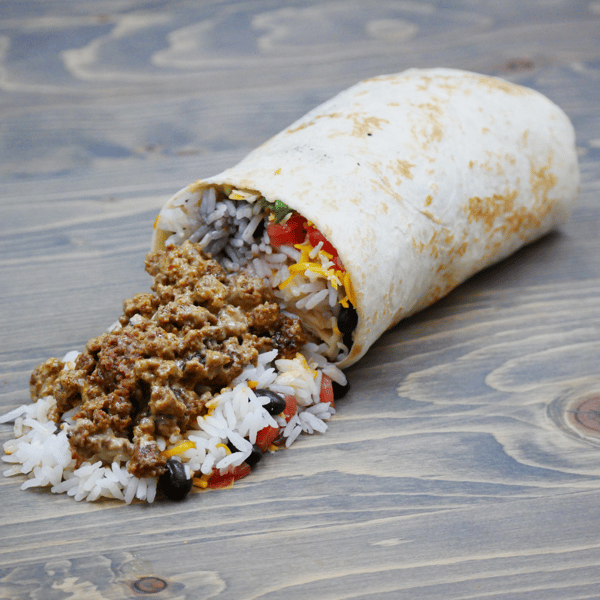 Southwest Chipotle Beef Burrito (Truck Style)