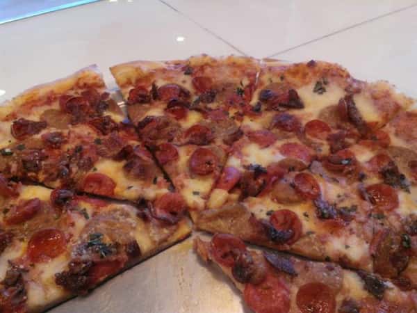 Pepperoni and sausage Pizza