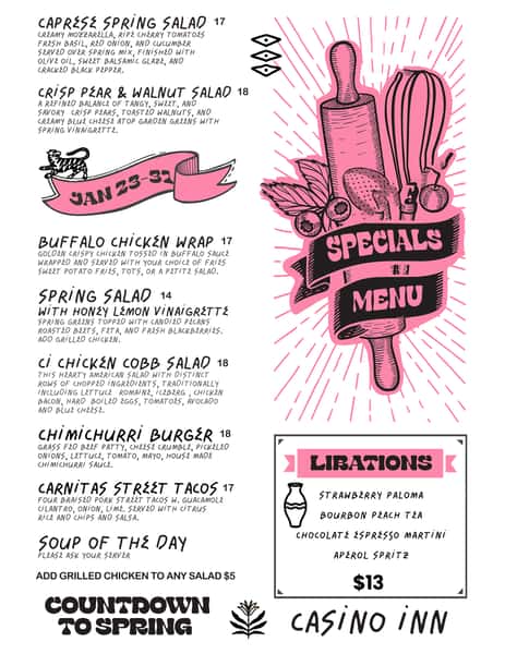 January Specials