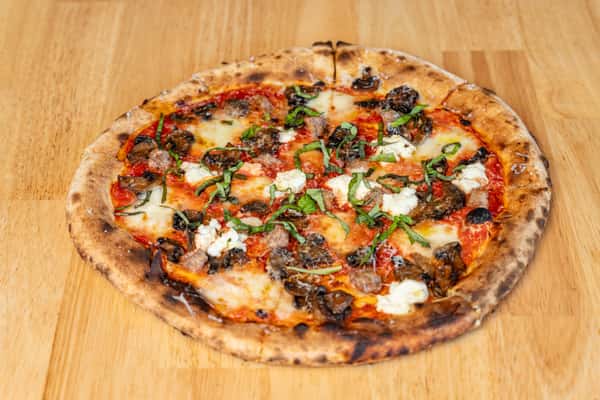 Sausage and Mushroom Pizza