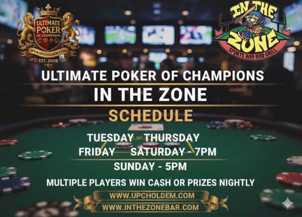 Poker schedule