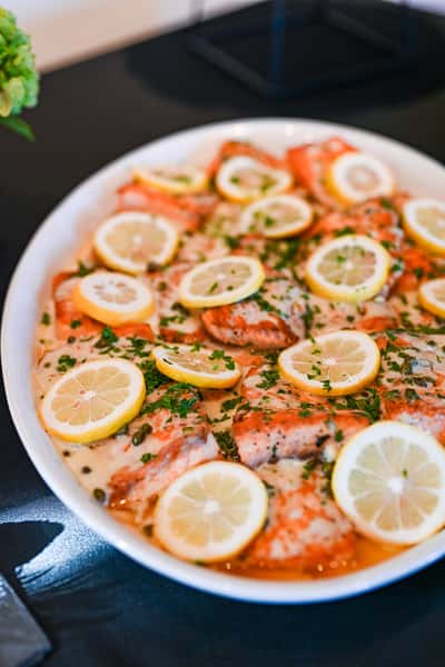 Salmon Piccata