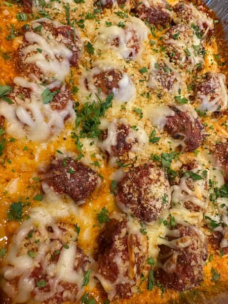 Chicken Parmesan Meatballs