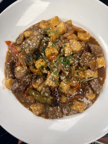 Smothered Steak Bites