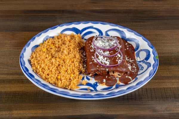 Chicken Mole Enchiladas