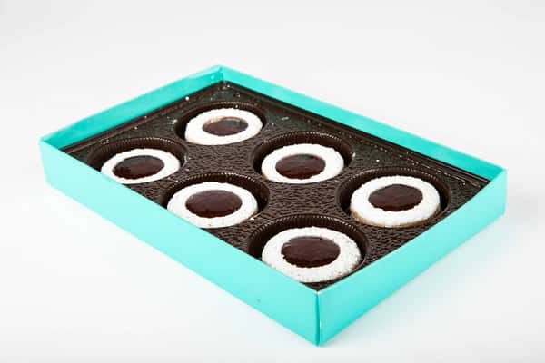 Box of Linzer Cookies