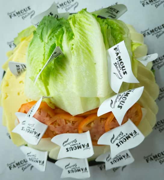 Lettuce, Tomato, Onion, Cheese Tray (Catering)