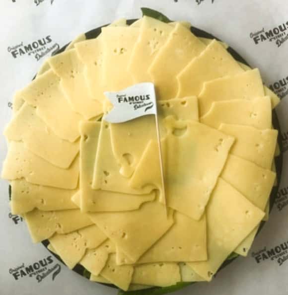 Sliced Cheese Tray (Catering)