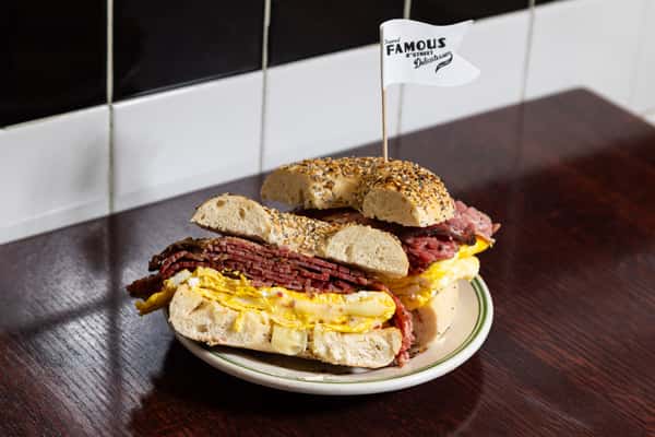 CORNED BEEF & EGGS Sandwich