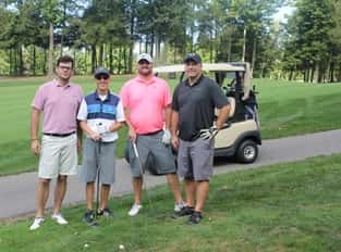 golfing