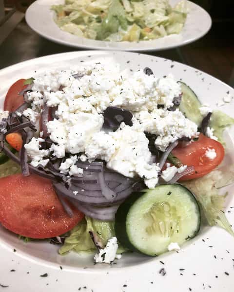 vegetable and cheese salad