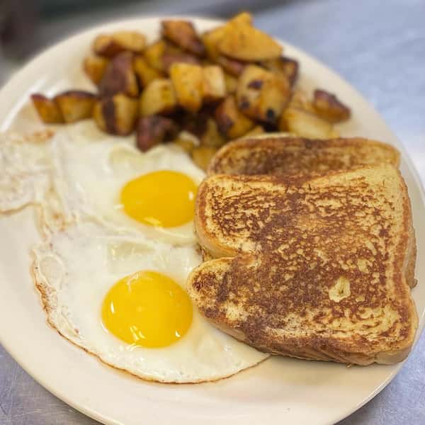 toast and eggs