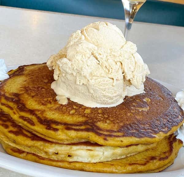 pancakes and ice cream
