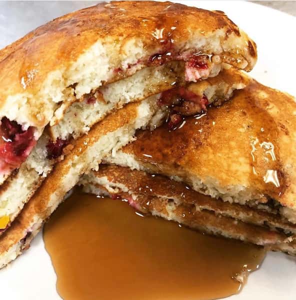 pancakes and sauce