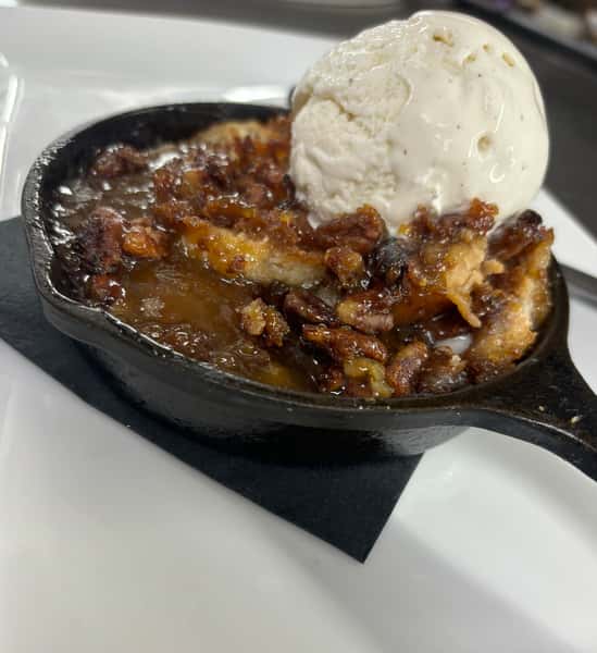 Warm Pecan Cobbler