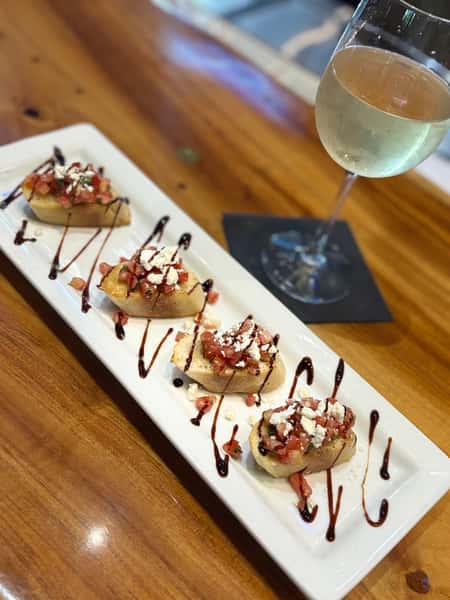 Bruscheta with Feta and Balsamic