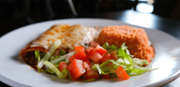 plate of mexican food
