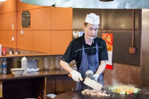 Chef cooking