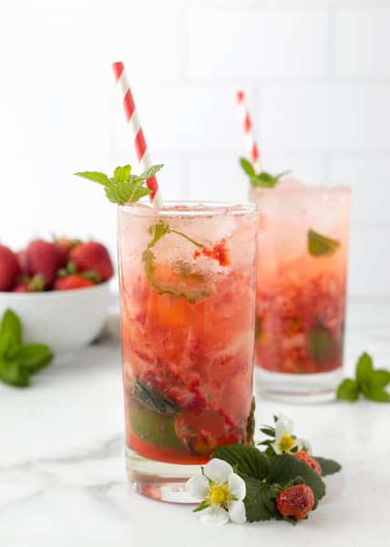 Strawberry Mojito (Non-Alcoholic)