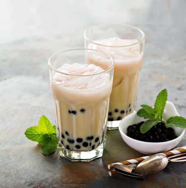 Peppermint Milk Tea