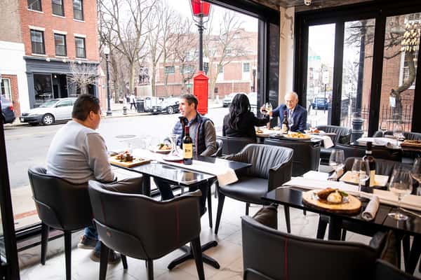 people dining