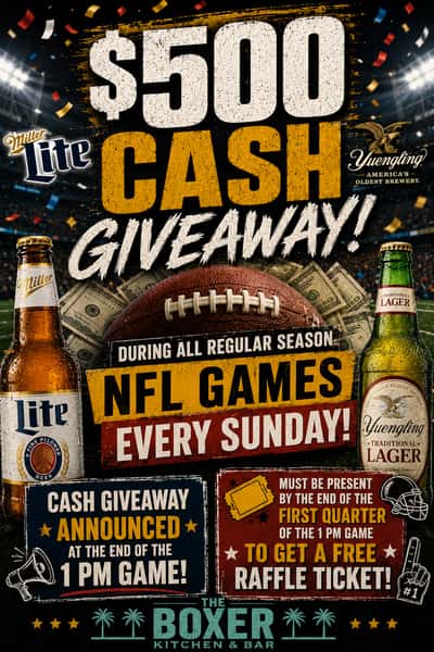 Sunday Cash Giveaway