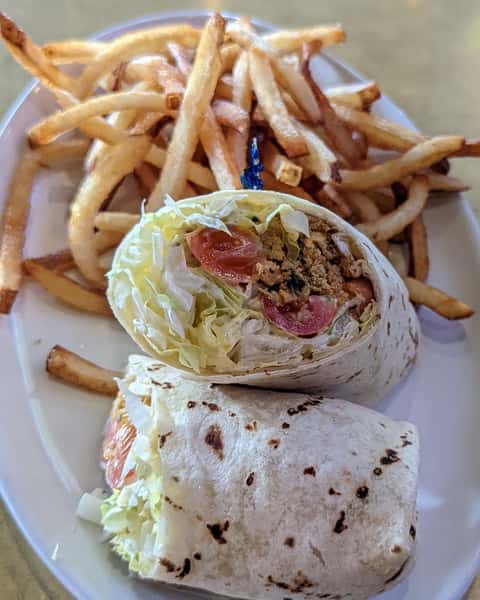 Fried oyster wrap