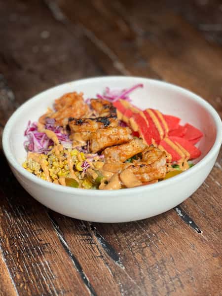 Mojo Shrimp Rice Bowl