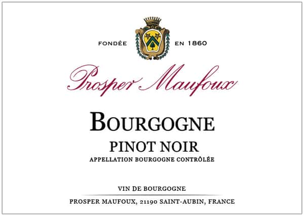Prosper Maufoux Pinot Noir