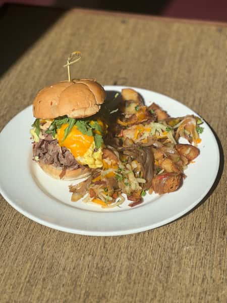 Prime Rib Breakfast Sandwich
