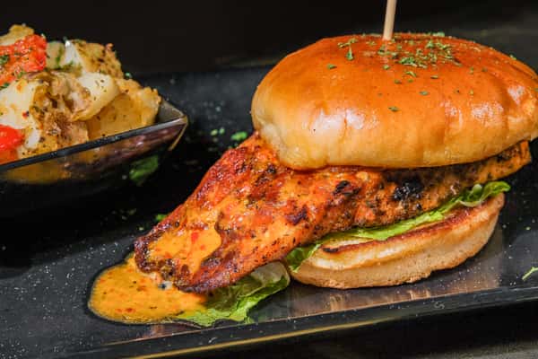 Salmon Brioche Sandwich