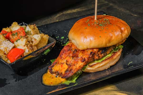 Salmon Brioche Sandwich