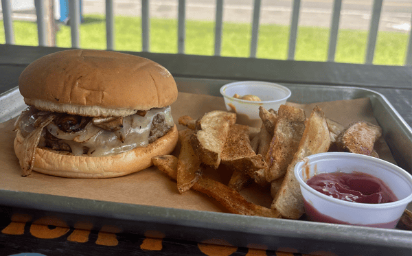 White Cheddar & Mushroom Melt
