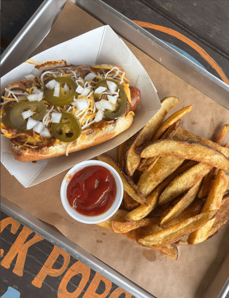 Loaded Chili Cheese Dog