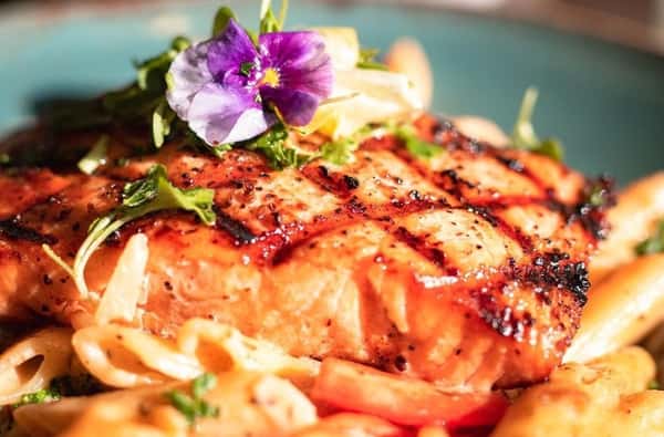 Tropical Glazed Salmon