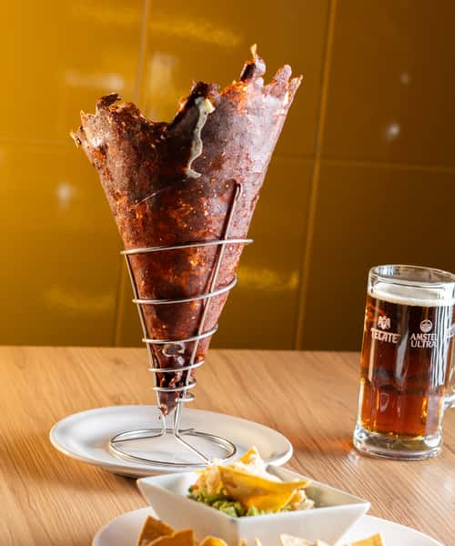 Food on display on a table