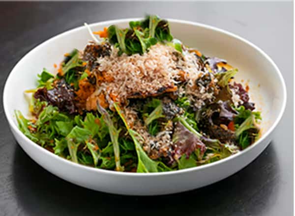 Salmon Skin Salad