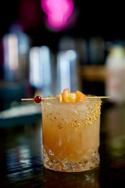 Smoked Ginger Peach Marg
