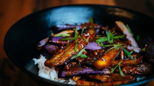 Sichuan Spicy Eggplant (vegan)