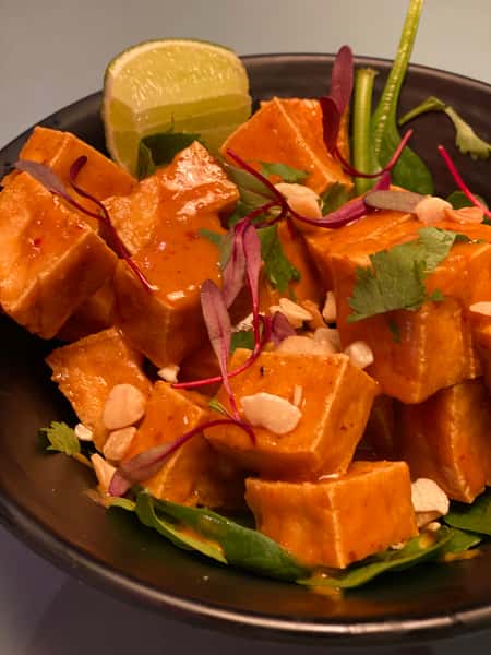 Tofu Pra Ram- Thai Peanut Tofu