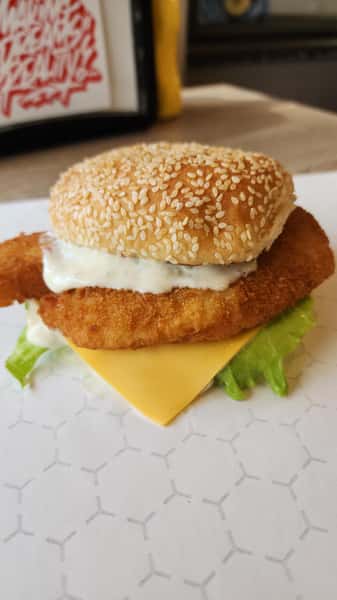 Fried Flounder Sandwich